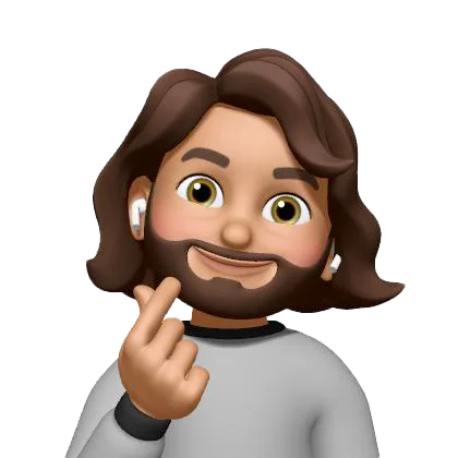 Customized humorous Bitmoji avatar of Mehmet Badem, a Frontend Expert.